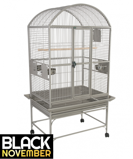 Parrot-Supplies Dakota Dome Top Parrot Cage Stone